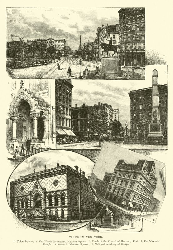 Udsigt i New York af English School