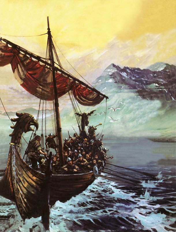 vikingeskib af English School
