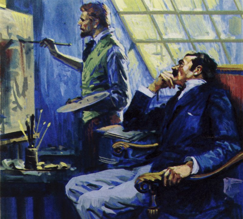 Vincent Van Gogh boede sammen med sin bror på et studie i Montmartre af English School
