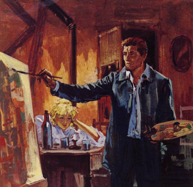 Vincent Van Gogh flyttede til Haag, hvor han begyndte at male af English School
