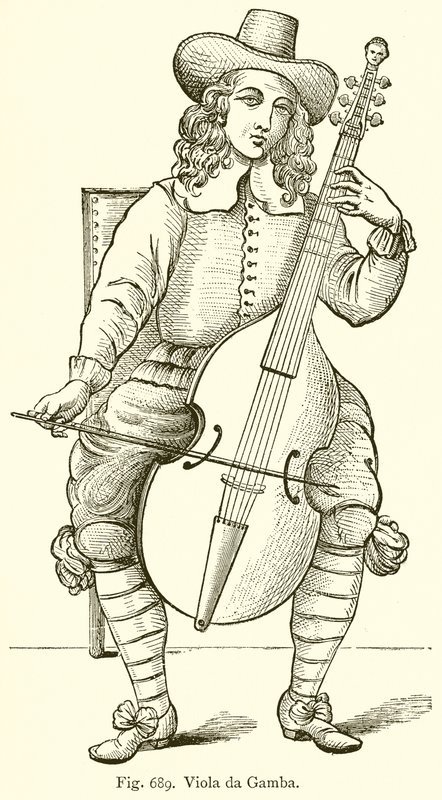 Viola da Gamba af English School