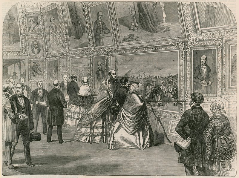 Besøg af Hendes Majestæt, Prins Albert og Dronningen af Portugal til Royal Academy af English School
