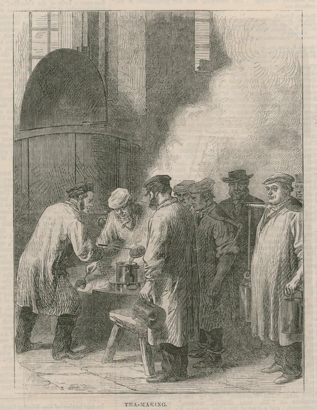 Besøg på Greenwich Hospital; Te-lavning af English School