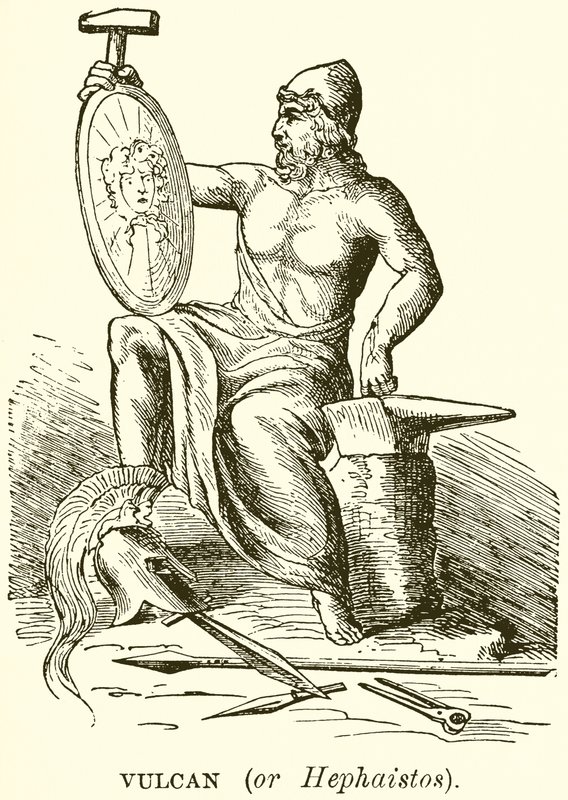 Vulcan (eller Hephaistos) af English School