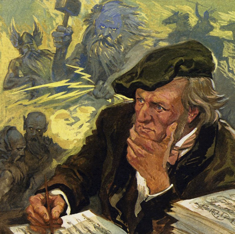 Wagner begyndte at holde revolutionære taler og måtte flygte til Weimar af English School