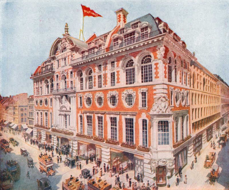 Waring og Gillow i Oxford Street af English School