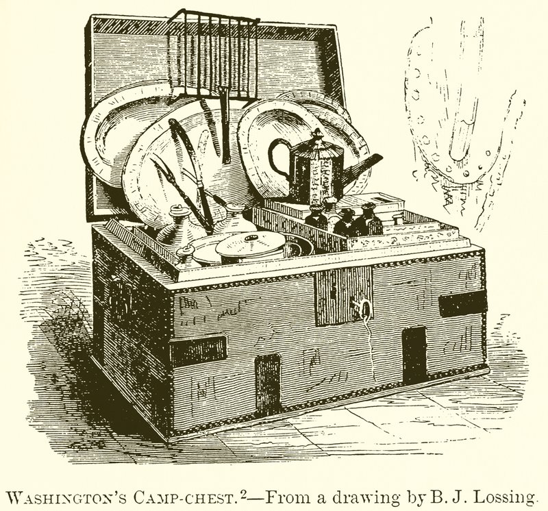 Washingtons Camp-Chest af English School