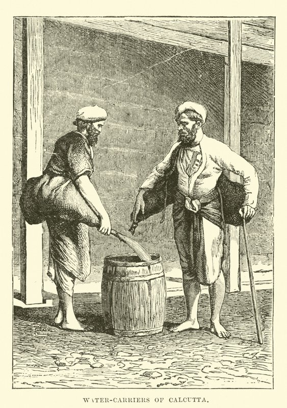 Water-carriers of Calcutta  af English School