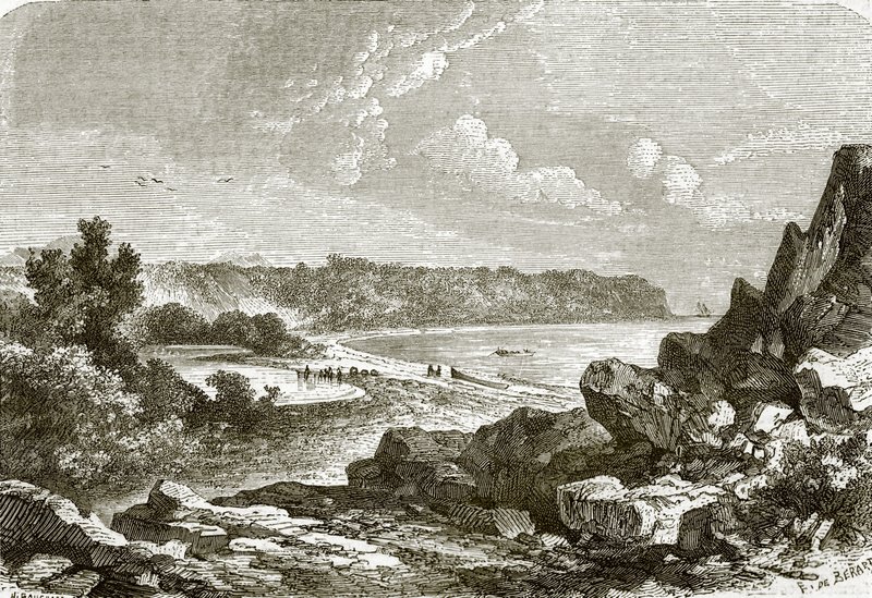 Vandingsplads, Charles Island af English School