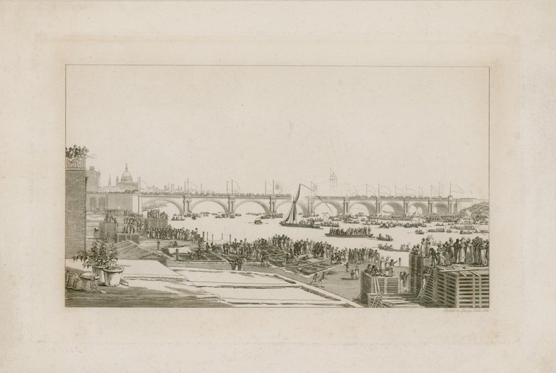 Waterloo Bridge, London af English School