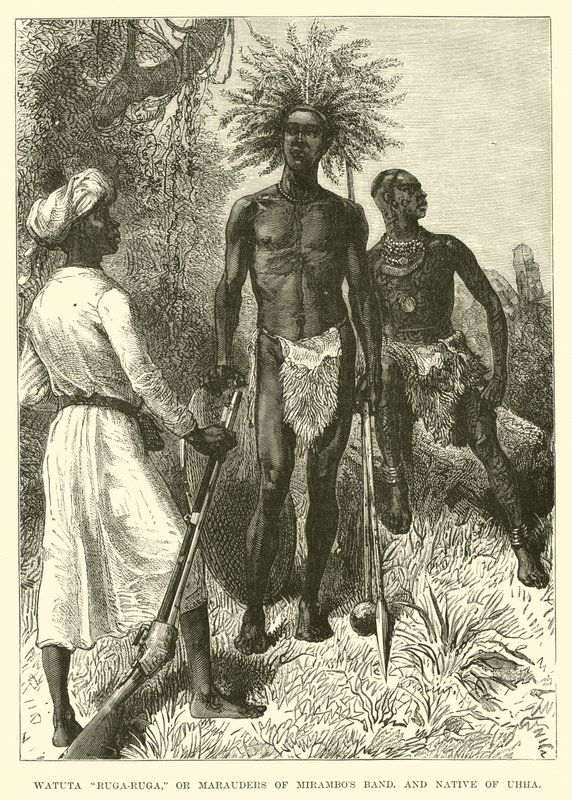 Watuta Ruga-Ruga, or Marauders of Mirambos band, and native of Uhha  af English School
