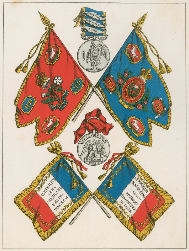 Wellington, Militære standarder af English School