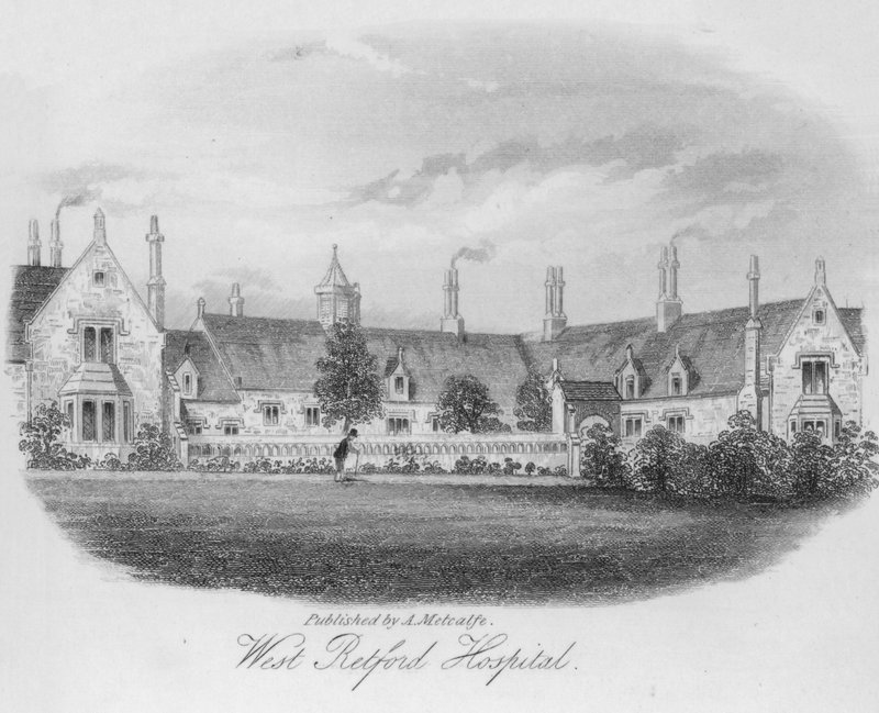 West Retford Hospital (gravering) af English School