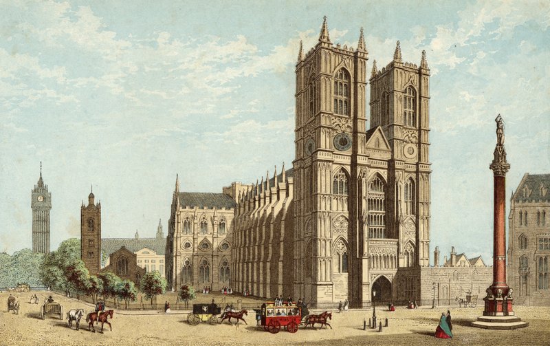 Westminster Abbey, London af English School