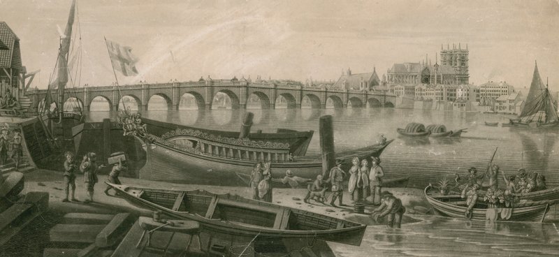 Westminster Bridge, London af English School