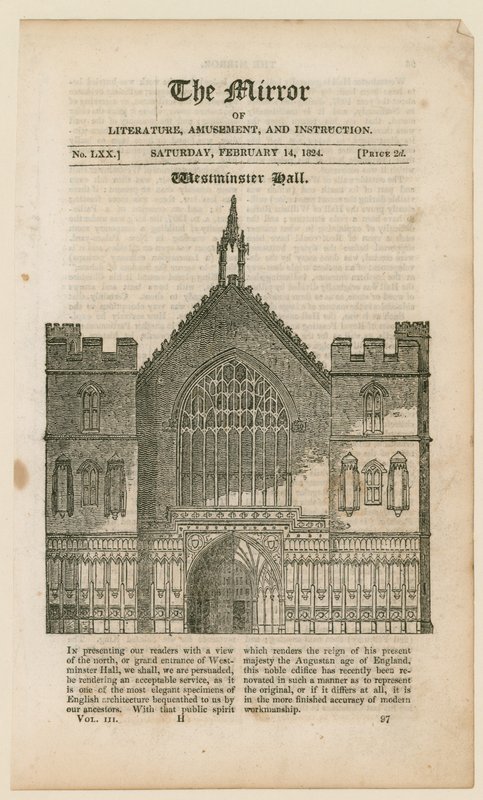 Westminster Hall af English School