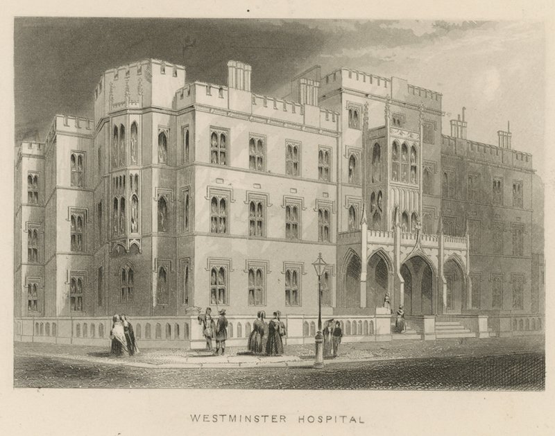 Westminster Hospital, London af English School
