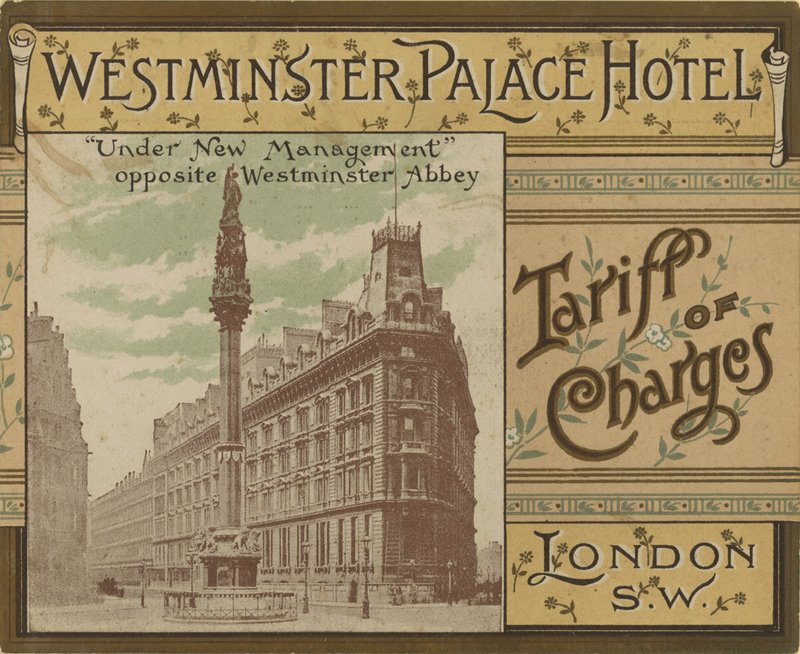 Westminster Palace Hotel Takst af English School