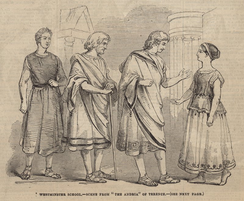Westminster School - scene fra The Andria of Terence af English School