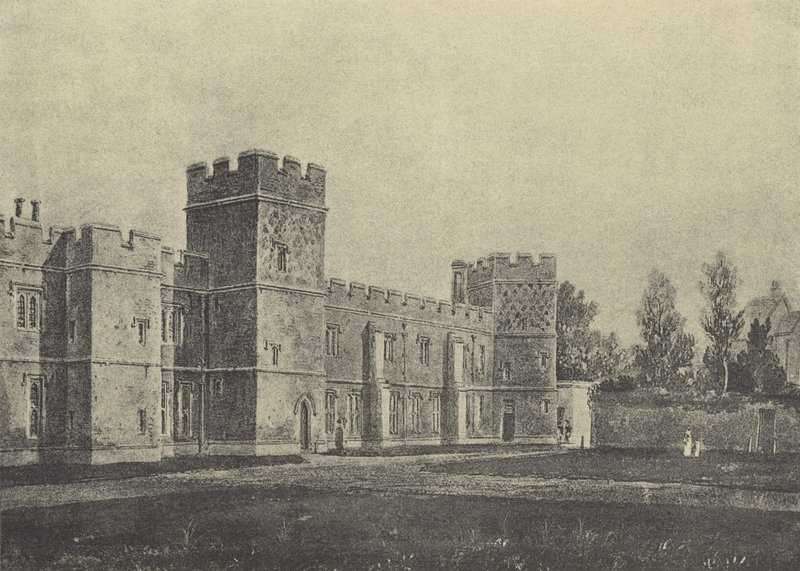 Westons Yard, 1818 (dybtryk) af English School