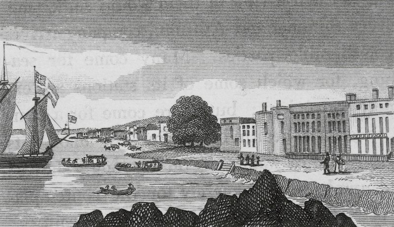 Weymouth (gravering) af English School