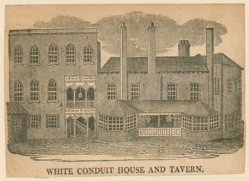 White Conduit House and Tavern, Pentonville, London af English School