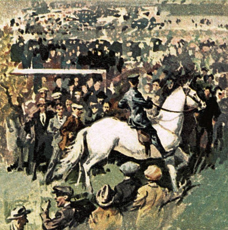 White Horse ved pokalfinalen i 1923 på Wembley af English School