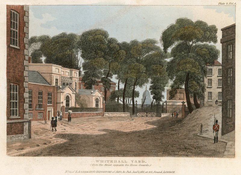 Whitehall Court eller Yard, Vanbrugh House, revet ned 1898 af English School