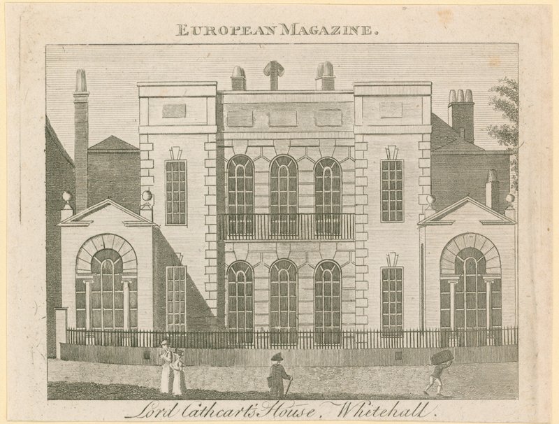 Whitehall Court eller Yard, Vanbrugh House, revet ned 1898 af English School