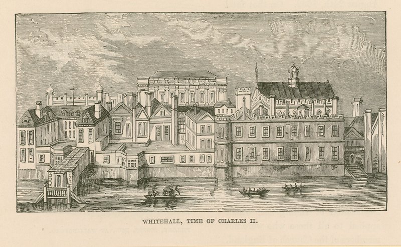 Whitehall fra Themsen af English School