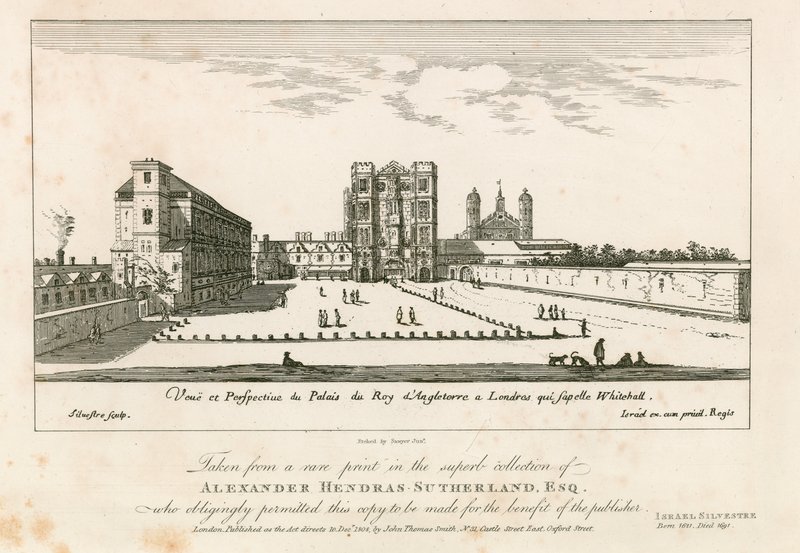 Whitehall i det 17. århundrede af English School