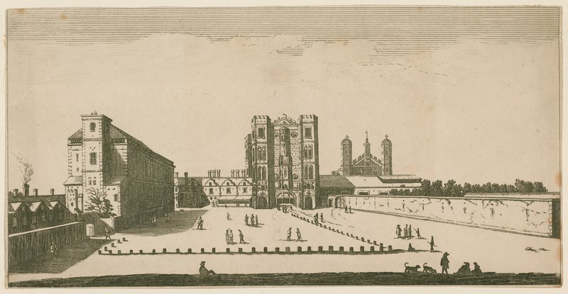 Whitehall i det 17. århundrede af English School