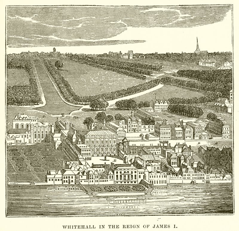 Whitehall in the Reign of James I af English School