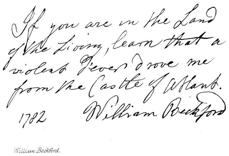 William Beckford af English School