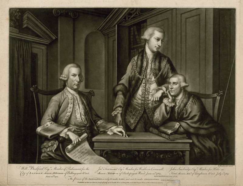 William Beckford, James Townsend og John Sawbridge af English School