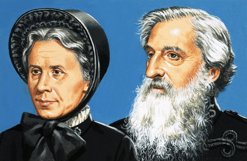 William Booth og hans kone Catherine af English School