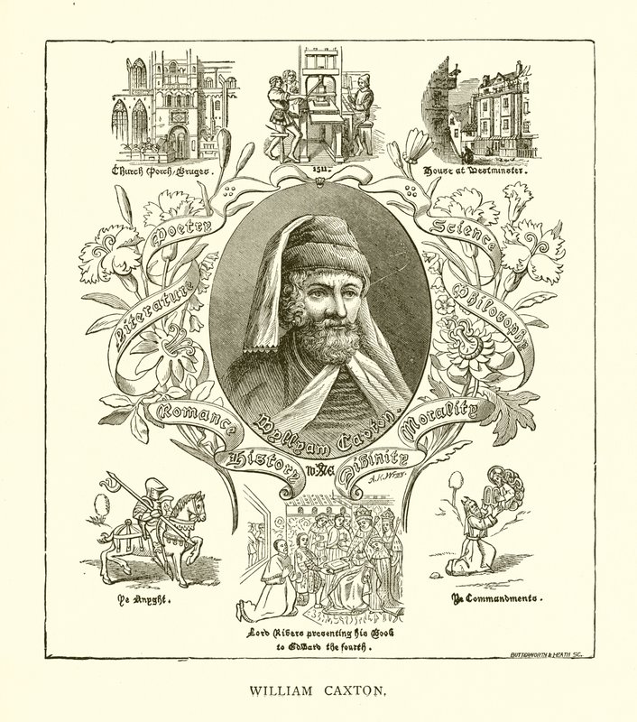 William Caxton af English School