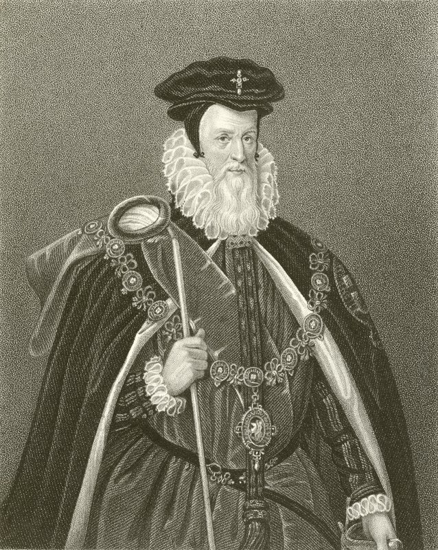 William Cecil, Lord Burghley af English School