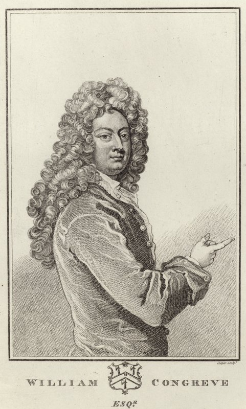 William Congreve af English School