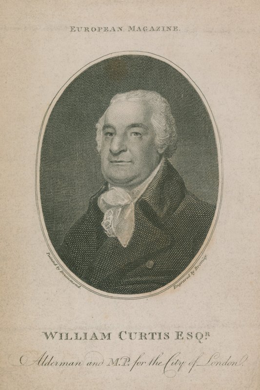 William Curtis, rådmand og MP for City of London; Londons overborgmester 1788 af English School