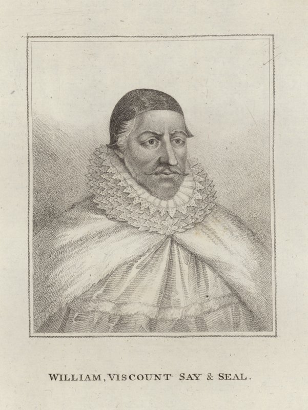 William Fiennes 1. Viscount Saye og Sele af English School