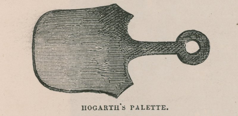 William Hogarths palette af English School