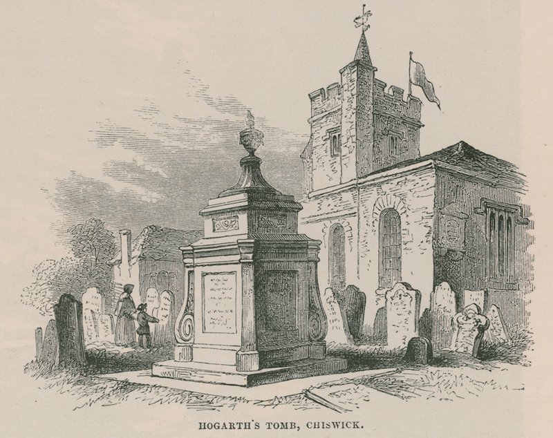William Hogarths grav, Chiswick af English School
