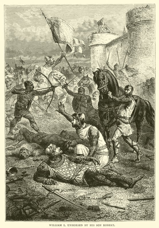 William I afhest af sin søn Robert af English School