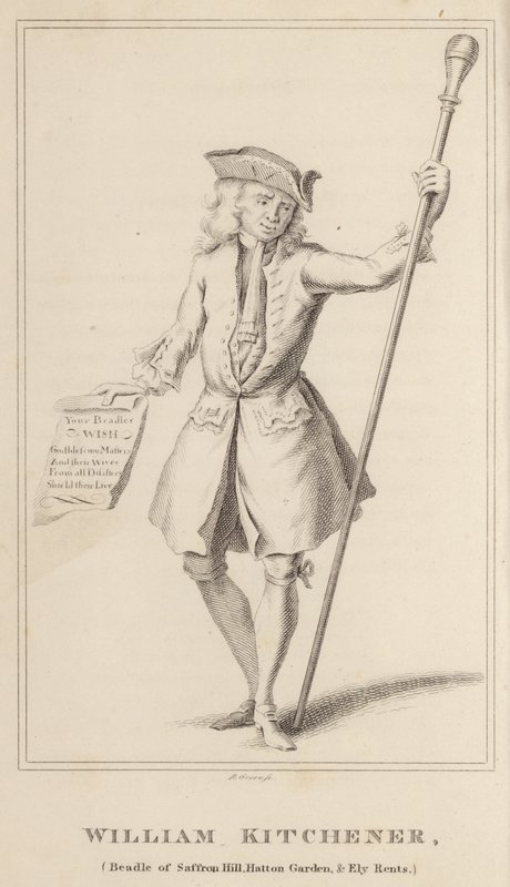 William Kitchener, Beadle of Saffron Hill, Hatton Garden og Ely Rents af English School