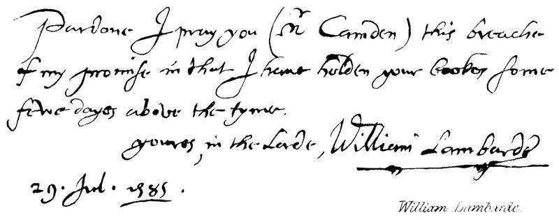 William Lambarde af English School