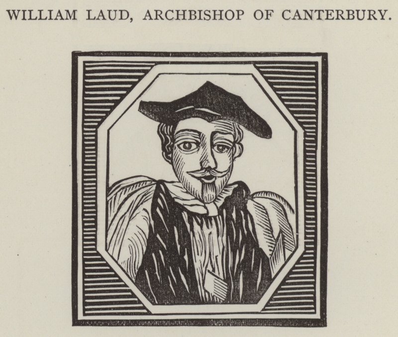 William Laud, ærkebiskop af Canterbury (gravering) af English School
