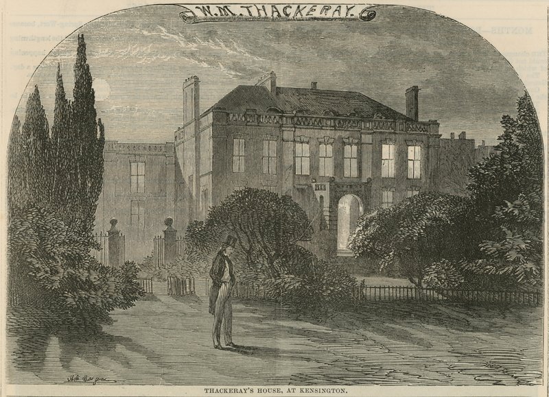 William Makepeace Thackerays hus i Kensington, London af English School