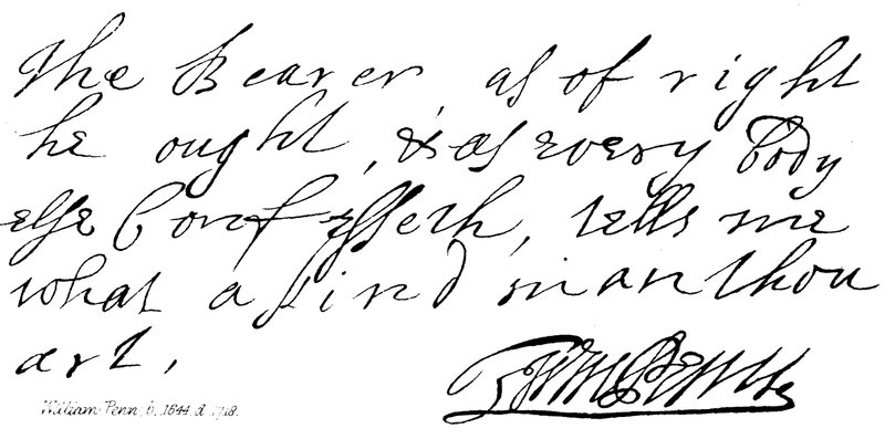 William Penn, f 1644, d 1718 af English School