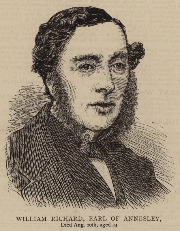 William Richard, jarl af Annesley (kobberstik) af English School